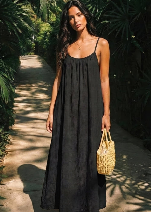 ויקטוריה - שמלת בית בעיצוב גב פתוח